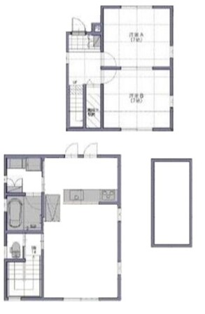 板橋区常盤台1丁目戸建の物件間取画像